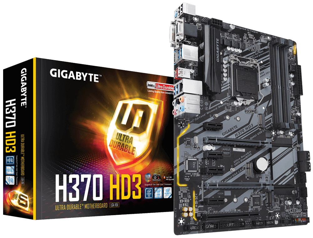 Gigabyte H370 HD3 - Motherboard Specifications On MotherboardDB